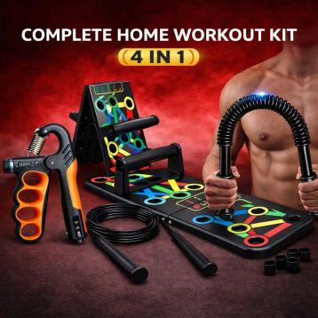 COMPLETE HOME WORKOUT KIT (4 IN 1)