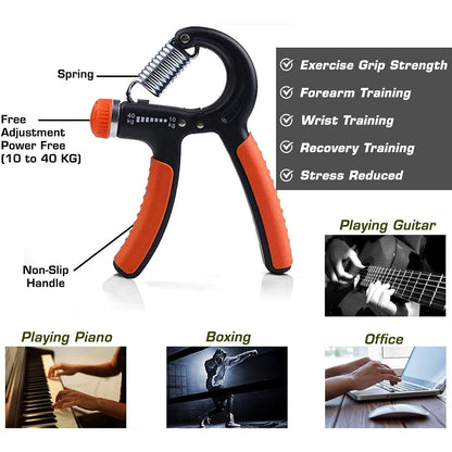 STRONGA R-Shape SteelCore Grip Trainer - Adjustable