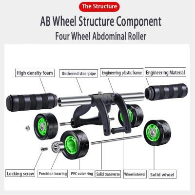 STRONGA Core Pro – 4-Wheel Ab Trainer