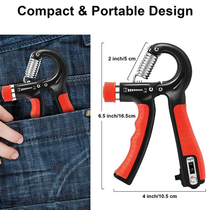 STRONGA R-Shape SteelCore Grip Trainer - Adjustable